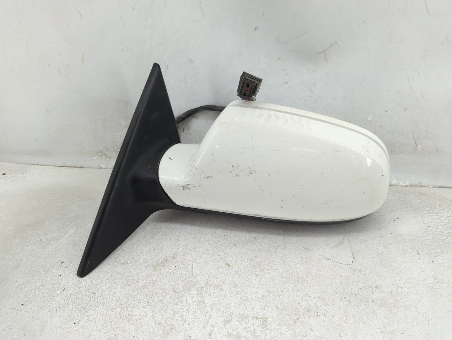 2012 Audi A5 Driver Left Side View Power Door Mirror White - Oemusedautoparts1.com