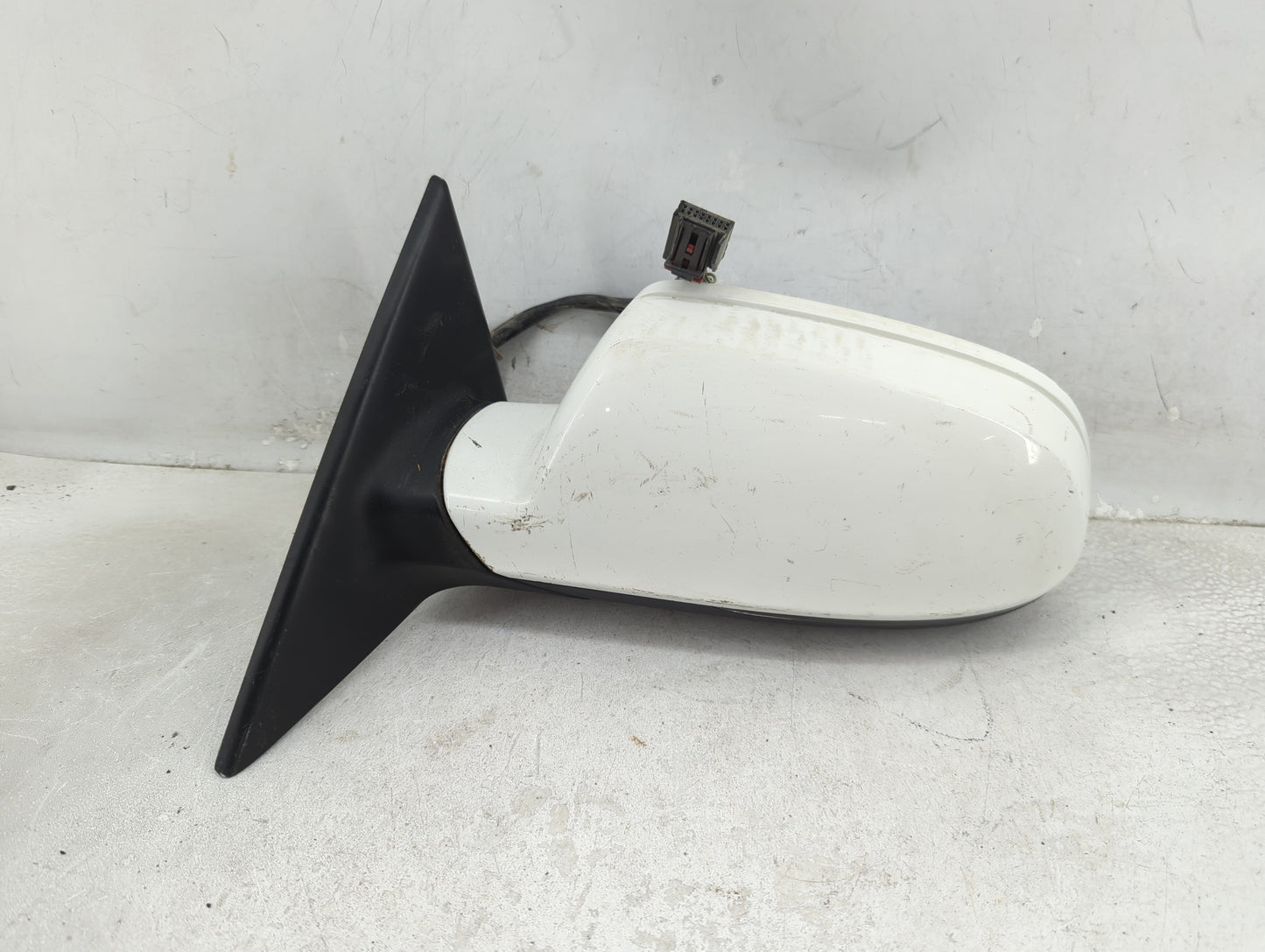 2012 Audi A5 Driver Left Side View Power Door Mirror White - Oemusedautoparts1.com
