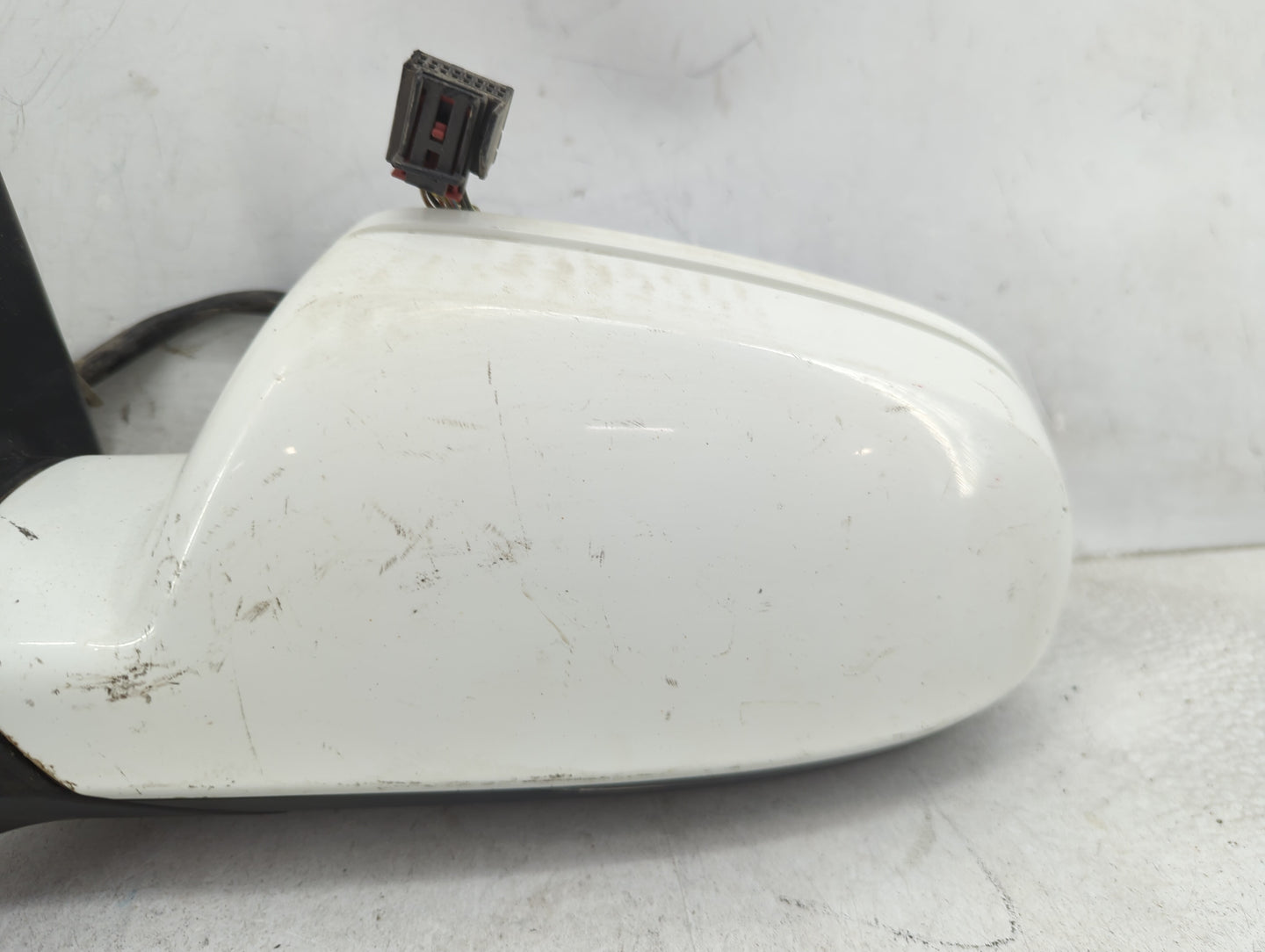 2012 Audi A5 Driver Left Side View Power Door Mirror White - Oemusedautoparts1.com