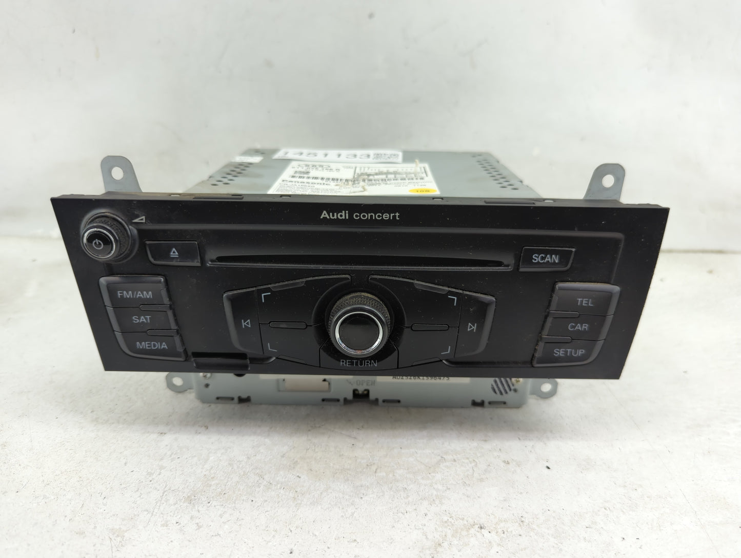 2015-2017 Audi A5 Radio AM FM Cd Player Receiver Replacement P/N:8T1035186R CQ-JA1962G Fits OEM Used Auto Parts - Oemusedaut