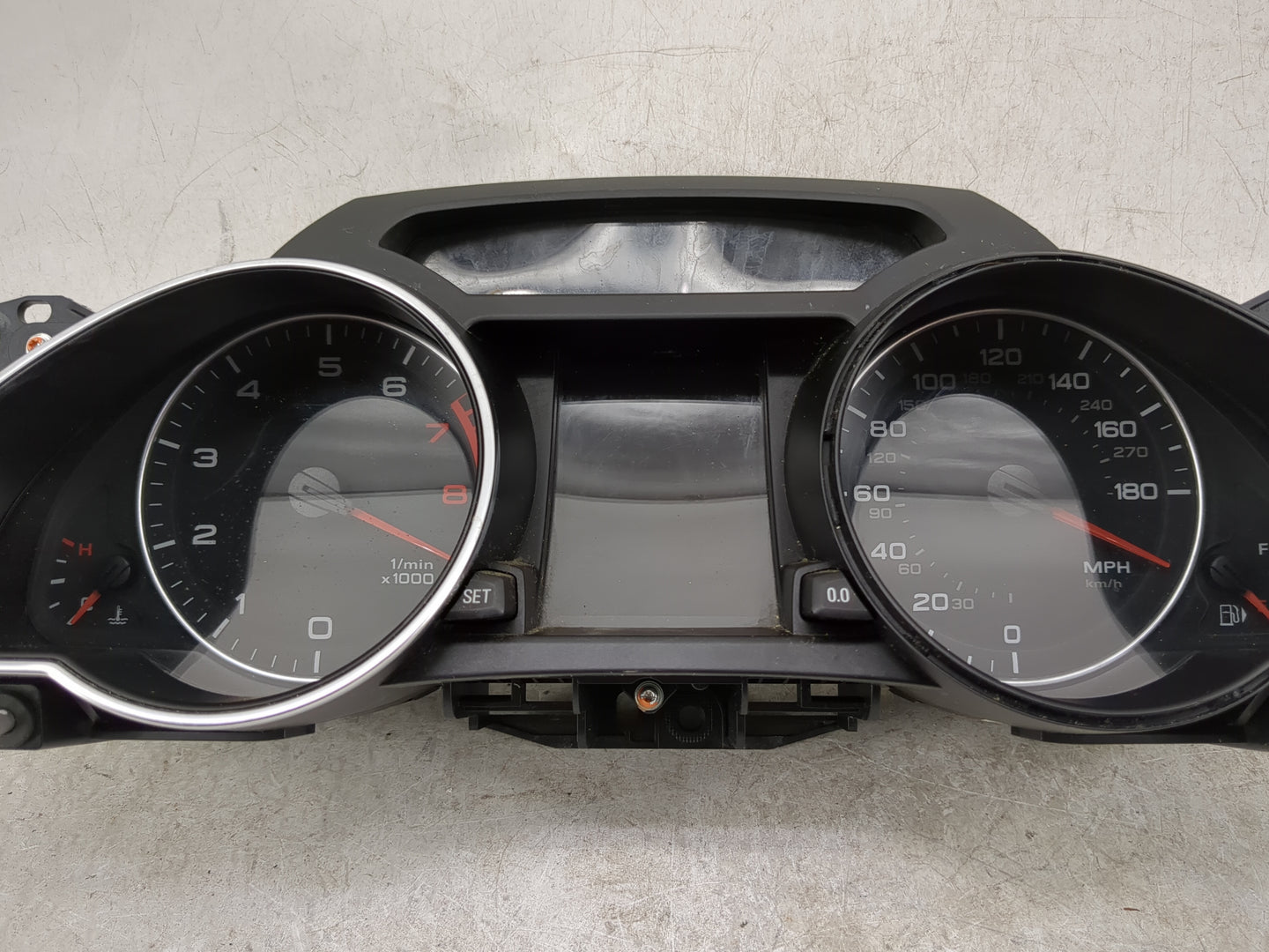 2011-2012 Audi A5 Instrument Cluster Speedometer Gauges P/N:8T0920983A 503002361310 Miles:130K Fits Fits 2011 2012 OEM Used 
