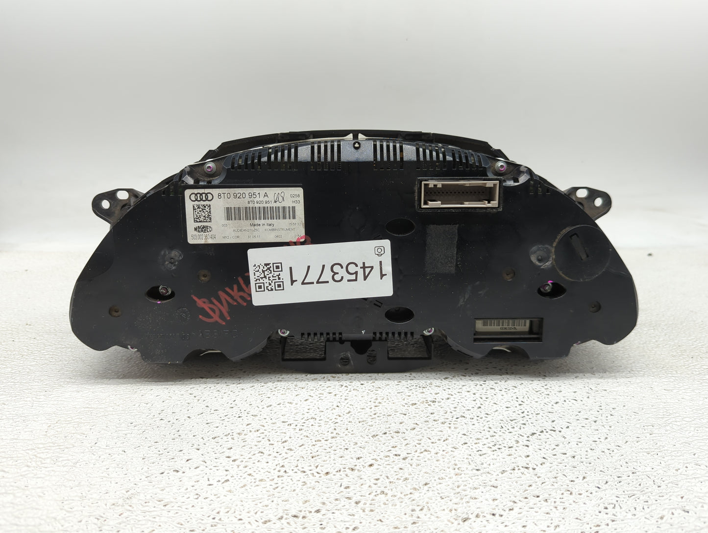 2011-2012 Audi A5 Instrument Cluster Speedometer Gauges P/N:8T0920951A 503.002.360.404 Miles:90K Fits Fits 2011 2012 OEM Use