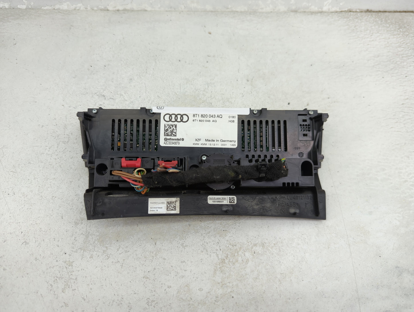 2010-2013 Audi A5 Climate Control Module Temperature AC/Heater Replacement P/N:8T1 820 043 AQ Fits Fits 2009 2010 2011 2012 