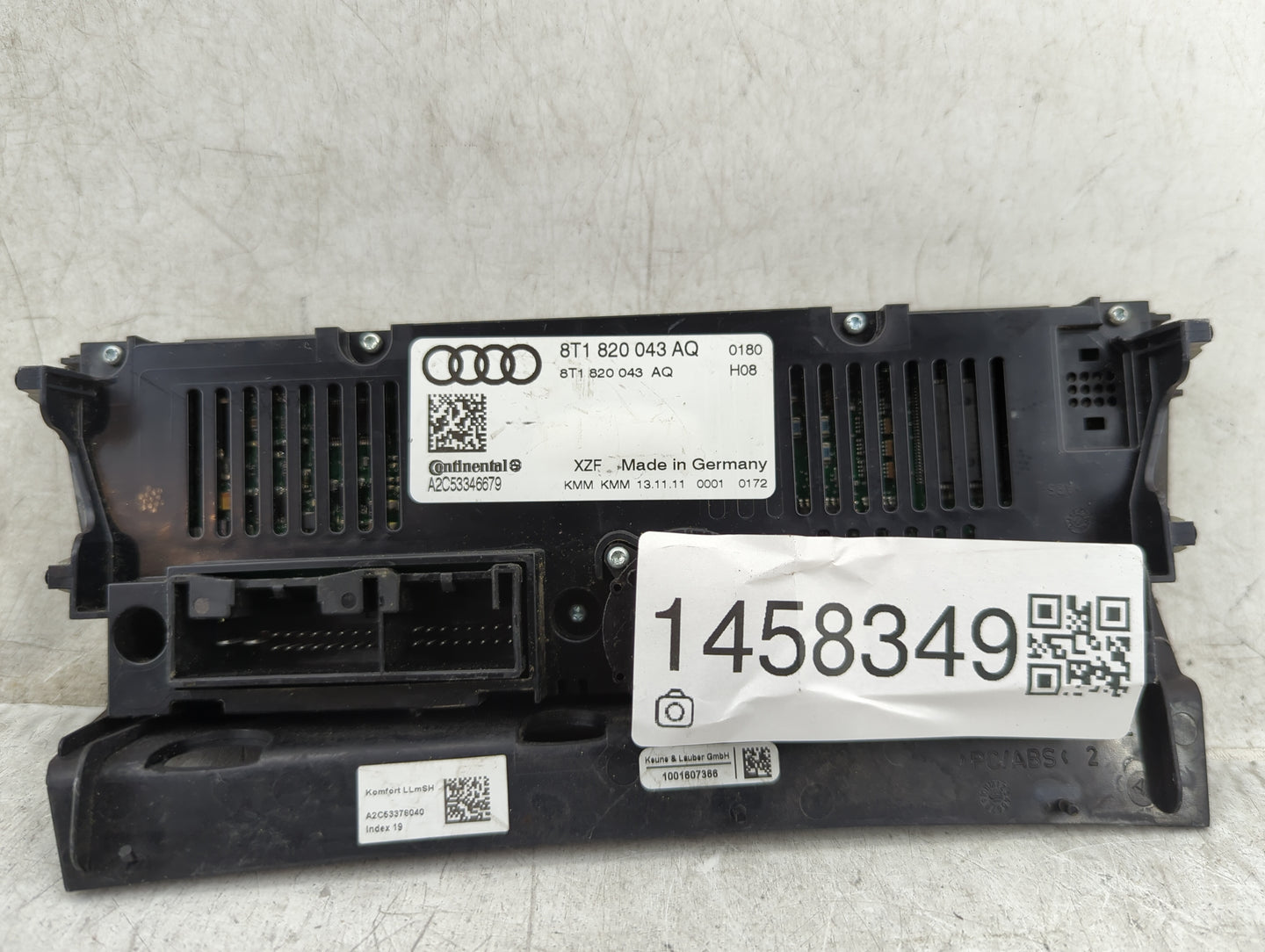 2010-2013 Audi A5 Climate Control Module Temperature AC/Heater Replacement P/N:8T1 820 043 AQ Fits Fits 2009 2010 2011 2012 