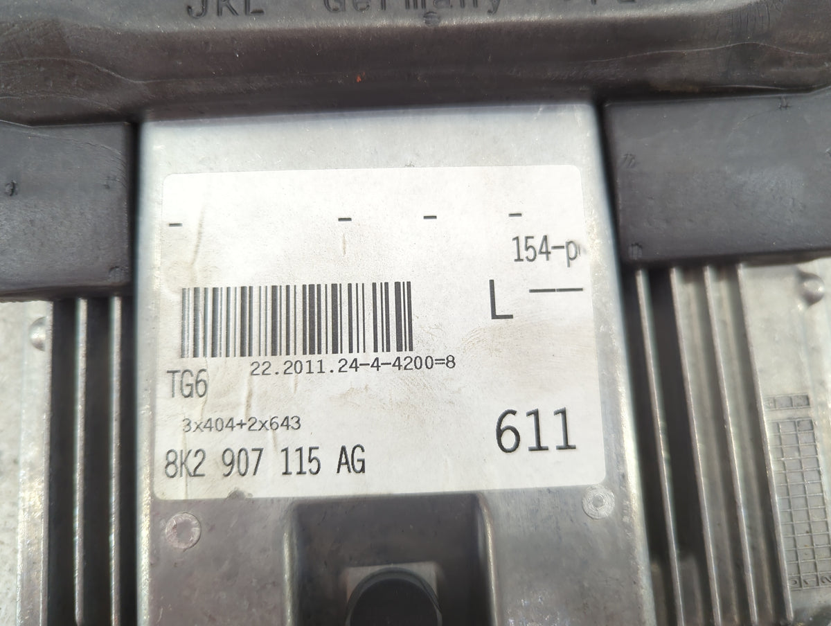 2012 Audi A5 PCM Engine Control Computer ECU ECM PCU OEM P/N:8K2907115AG Fits OEM Used Auto Parts - Oemusedautoparts1.com