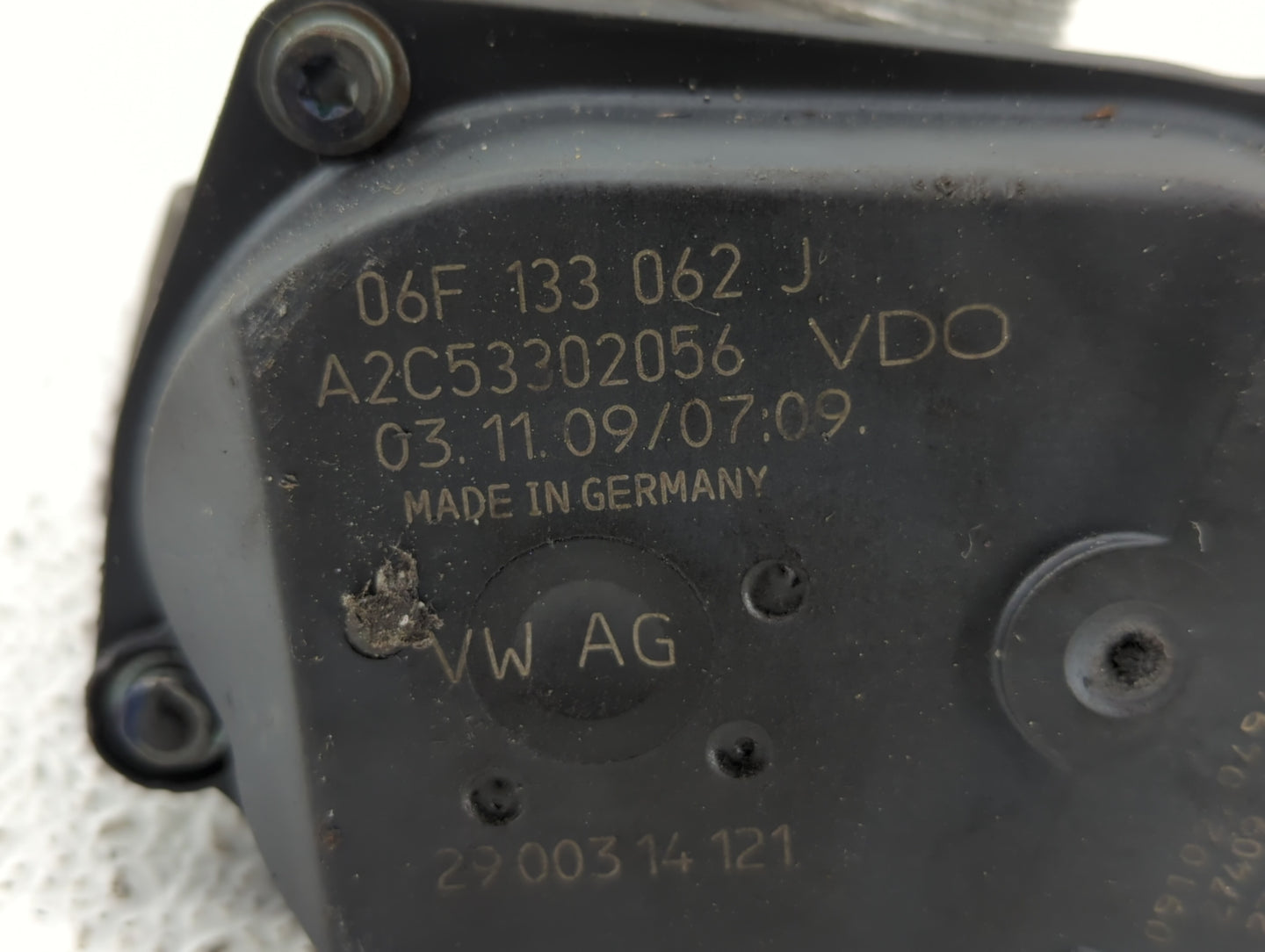 2010-2017 Audi A5 Throttle Body P/N:06F 133 062 T 06F 133 062 Q Fits OEM Used Auto Parts - Oemusedautoparts1.com