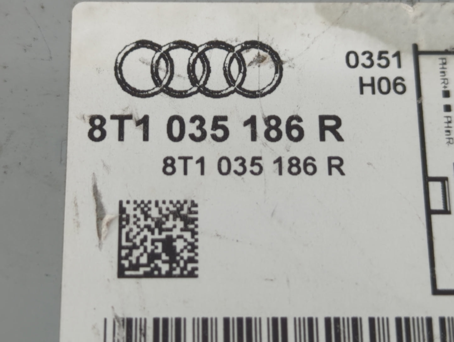 2010-2017 Audi A5 Radio AM FM Cd Player Receiver Replacement P/N:8T1 035 186 R Fits Fits 2010 2011 2012 2013 2014 2015 2016 