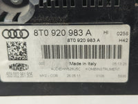 2011-2012 Audi A5 Instrument Cluster Speedometer Gauges P/N:8T0 920 983 A Fits Fits 2011 2012 OEM Used Auto Parts - Oemuseda