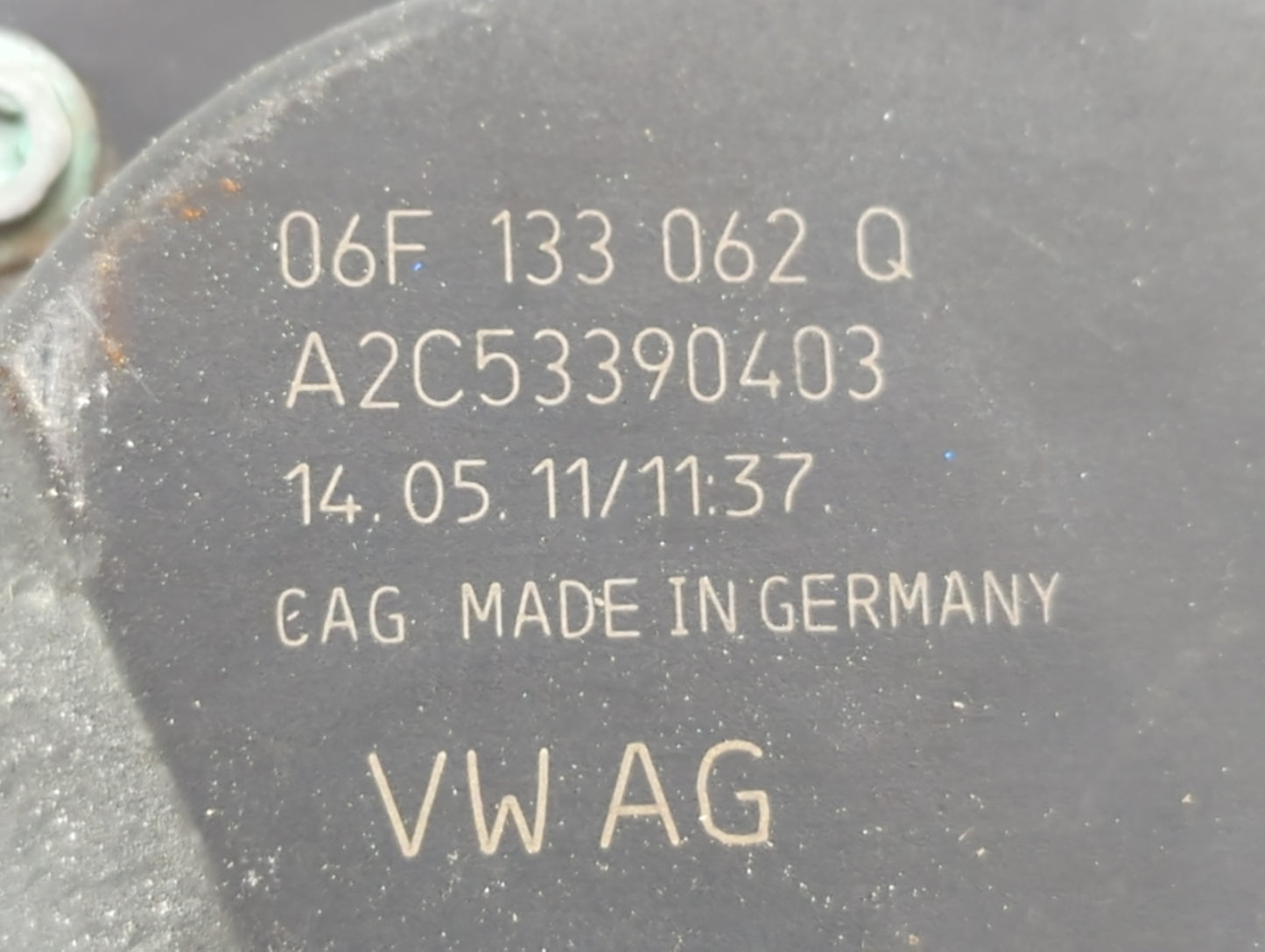 2010-2017 Audi A5 Throttle Body P/N:06F 133 062 T Fits OEM Used Auto Parts - Oemusedautoparts1.com