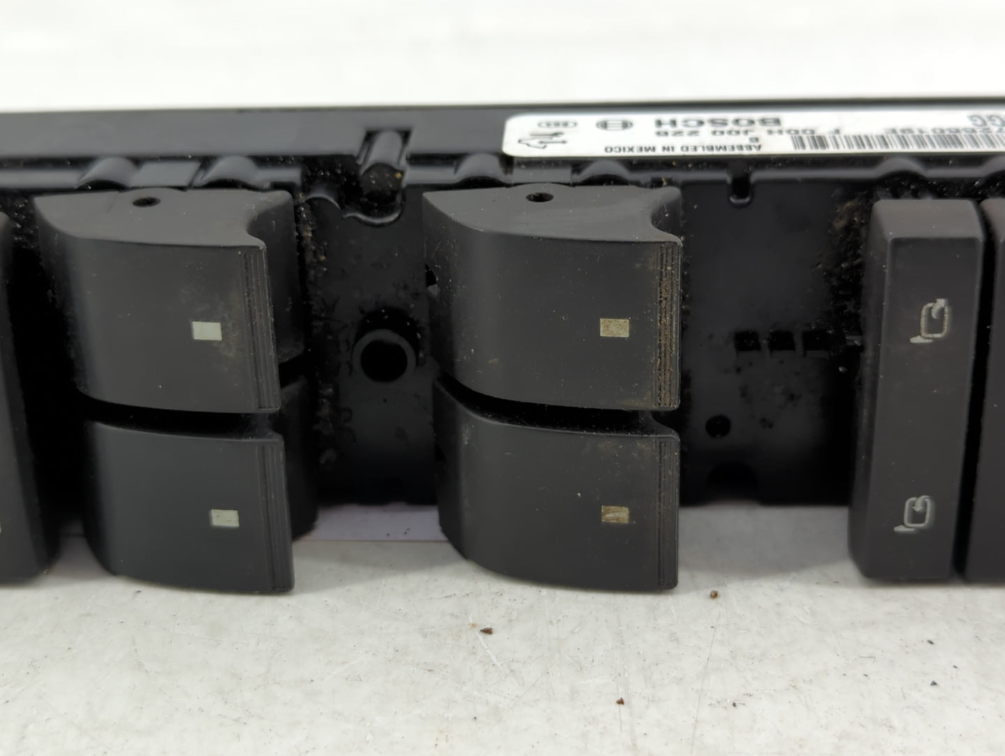 2008-2017 Audi A5 Master Power Window Switch Replacement Driver Side Left P/N:F 00H J00 225 25769954GG Fits OEM Used Auto Pa