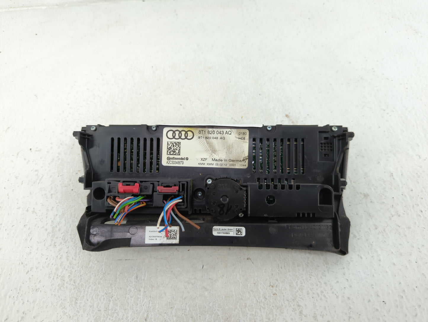 2008-2013 Audi A5 Climate Control Module Temperature AC/Heater Replacement P/N:8T1 820 043 AQ 811 820 043 AQ Fits OEM Used A