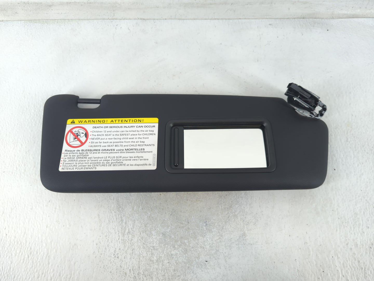 2012-2013 Audi A5 Sun Visor Shade Replacement Passenger Right Mirror Fits Fits 2012 2013 OEM Used Auto Parts - Oemusedautopa
