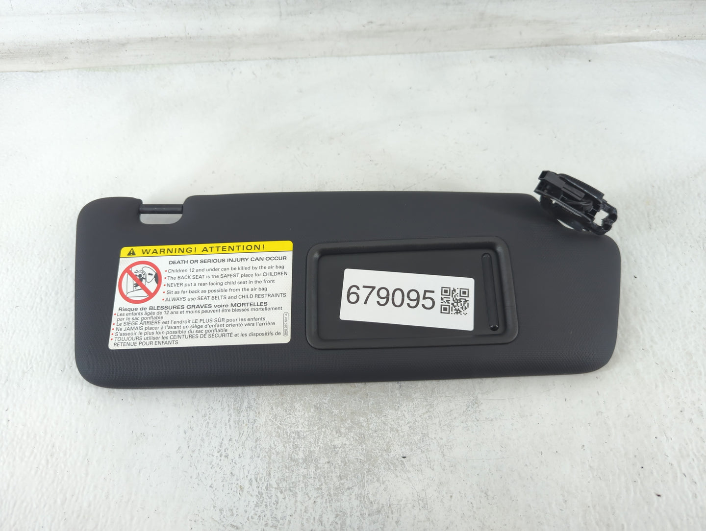 2012-2013 Audi A5 Sun Visor Shade Replacement Passenger Right Mirror Fits Fits 2012 2013 OEM Used Auto Parts - Oemusedautopa