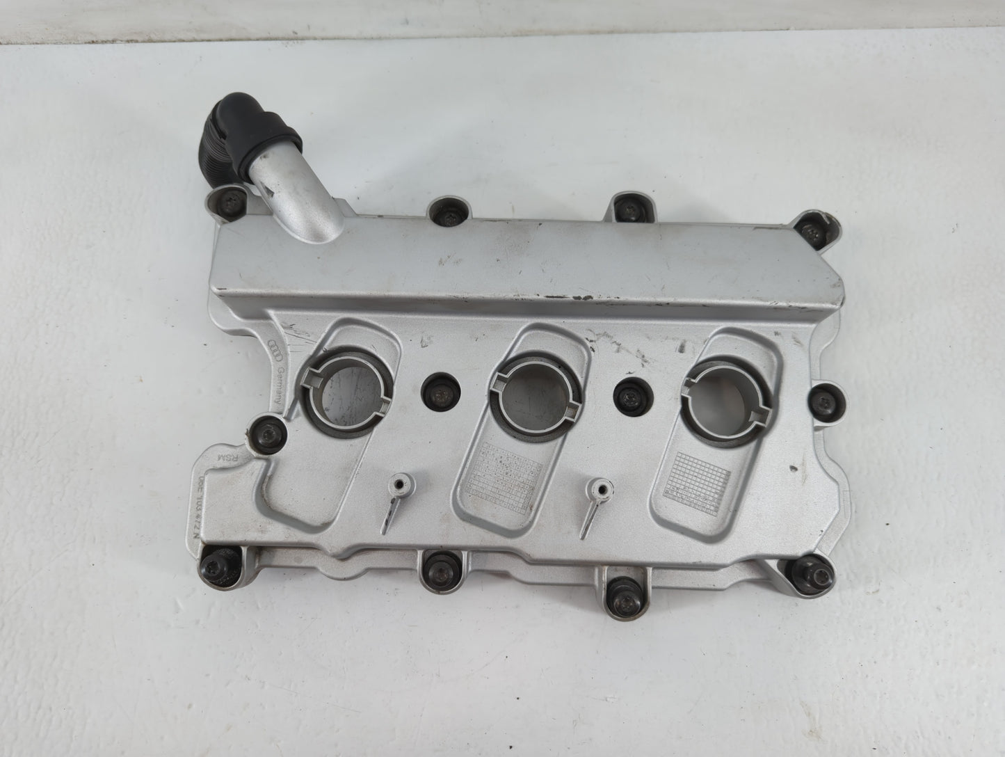 2012 Audi A5 Driver Left Cylinder Head Valve Cover Fits OEM Used Auto Parts - Oemusedautoparts1.com