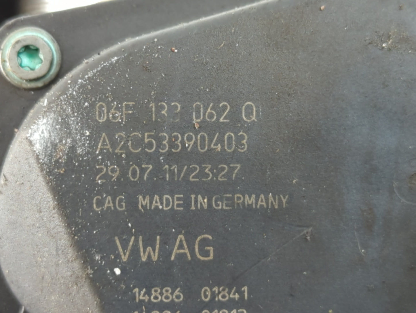 2010-2017 Audi A5 Throttle Body P/N:A2C53390403 06F 133 062 Q Fits OEM Used Auto Parts - Oemusedautoparts1.com