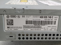 2012-2013 Audi A6 Radio AM FM Cd Player Receiver Replacement P/N:4G0 035 746 C Fits Fits 2012 2013 OEM Used Auto Parts - Oem