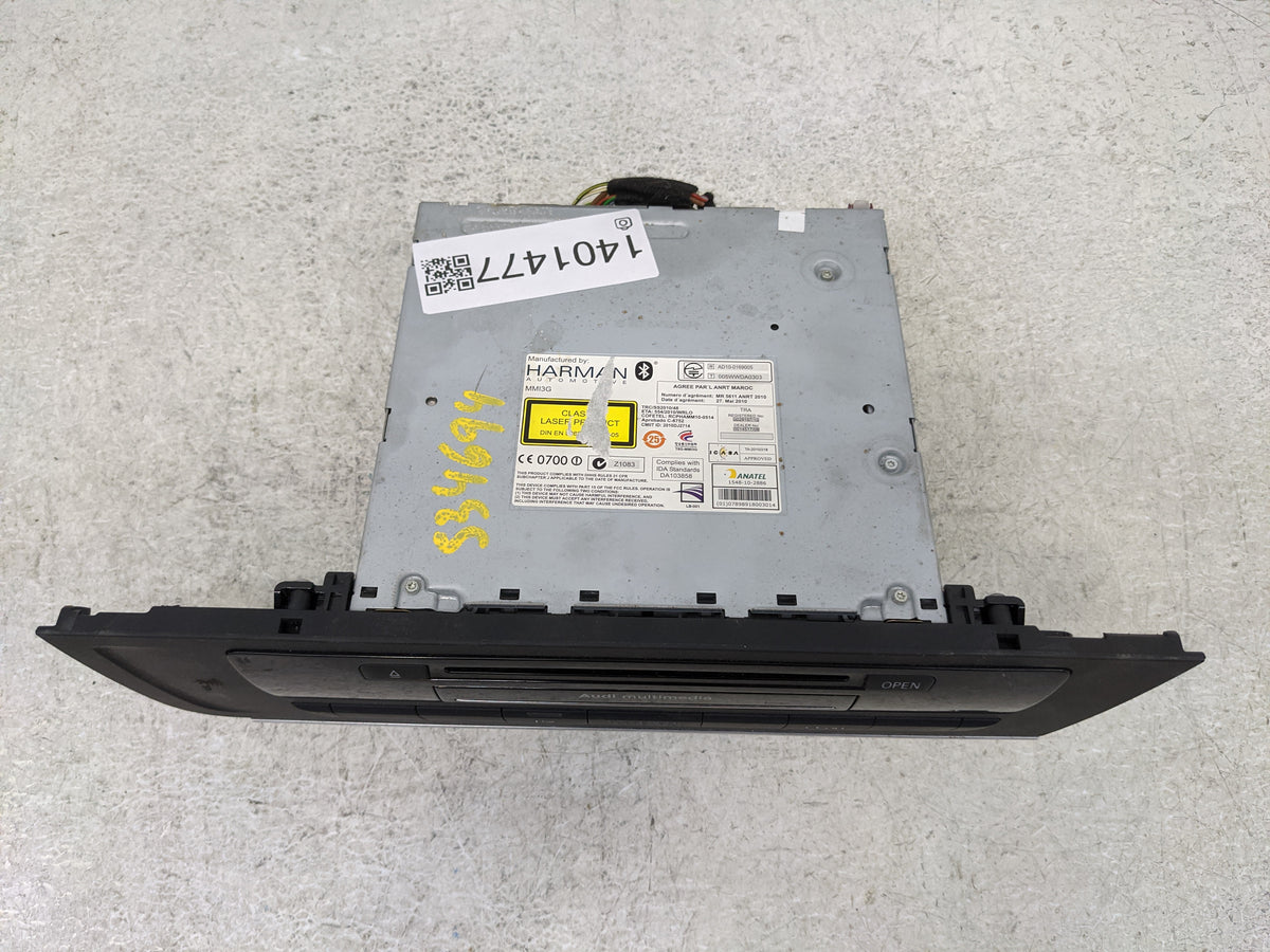 2012-2013 Audi A6 Radio AM FM Cd Player Receiver Replacement P/N:4G0035746C Fits 2012 2013 OEM Used Auto Parts - Oemusedauto