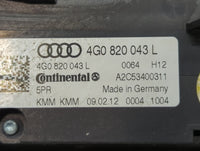 2012-2017 Audi A6 Climate Control Module Temperature AC/Heater Replacement P/N:4G0820043L 4G0 820 043 L Fits OEM Used Auto P