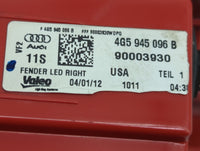 2012-2015 Audi A6 Tail Light Assembly Passenger Right OEM P/N:90003930 4G5 945 096 B Fits Fits 2012 2013 2014 2015 OEM Used 