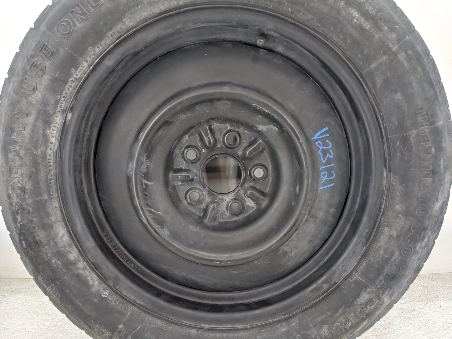 2012-2015 Audi A6 Spare Donut Tire Wheel Rim Oem - Oemusedautoparts1.com