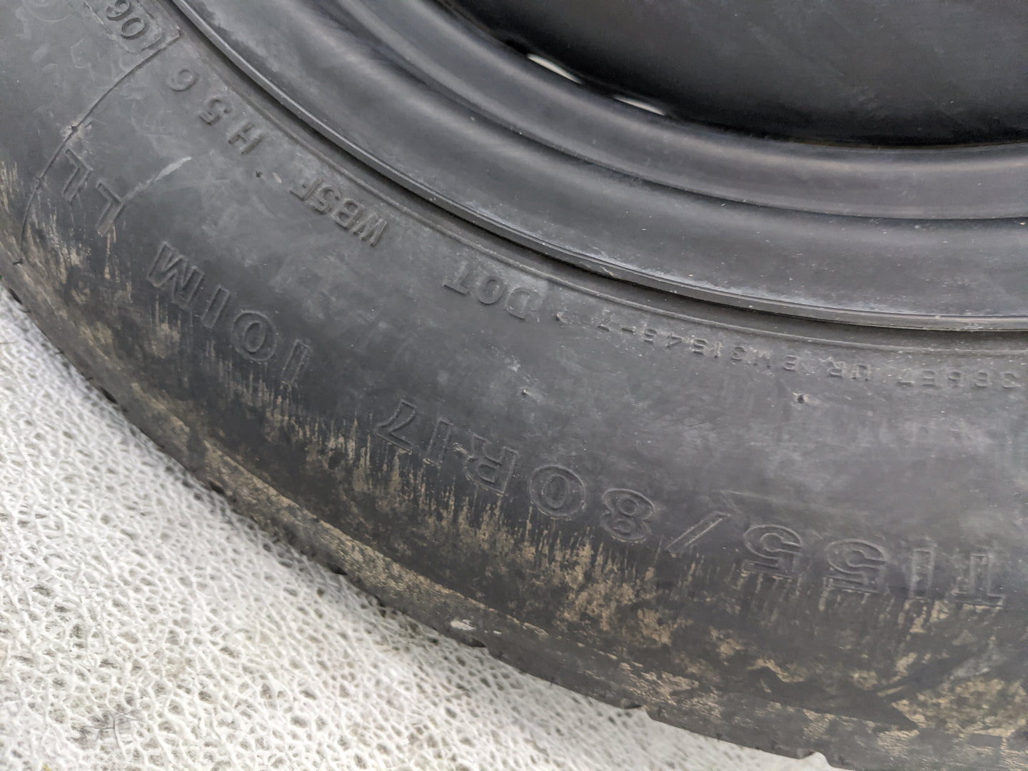 2012-2015 Audi A6 Spare Donut Tire Wheel Rim Oem - Oemusedautoparts1.com