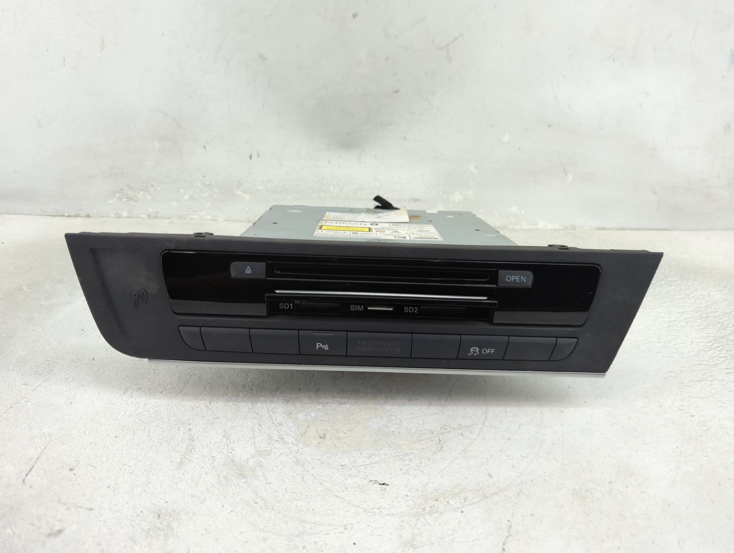 2012-2013 Audi A6 Radio AM FM Cd Player Receiver Replacement P/N:4G0035746C 9029201 Fits Fits 2012 2013 OEM Used Auto Parts 