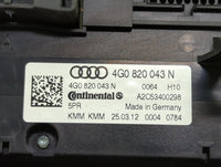 2012-2015 Audi A6 Climate Control Module Temperature AC/Heater Replacement P/N:4G0820043N A2C53400298 Fits OEM Used Auto Par