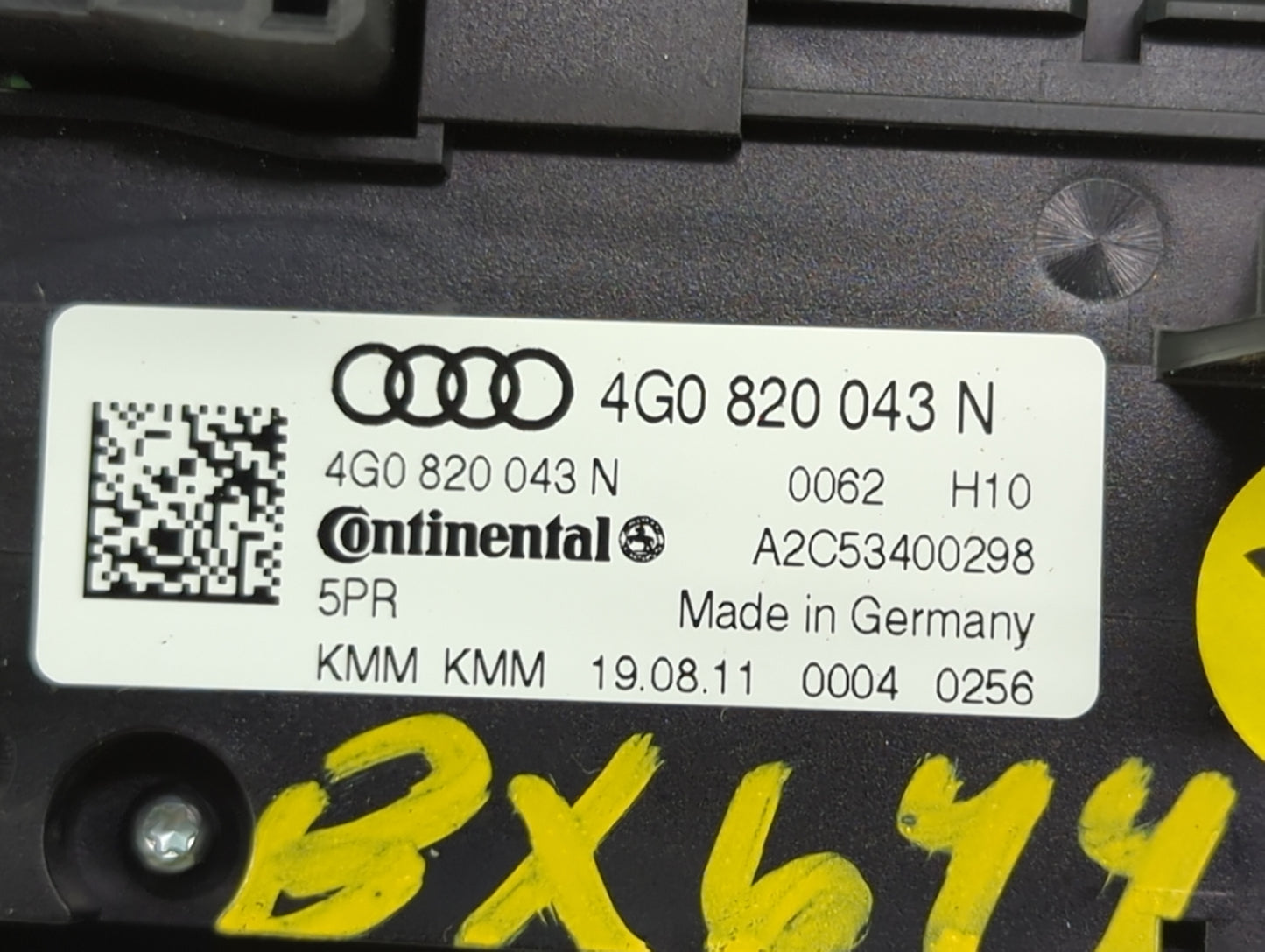 2012-2015 Audi A6 Climate Control Module Temperature AC/Heater Replacement P/N:4G0820043N A2C53400298 Fits OEM Used Auto Par