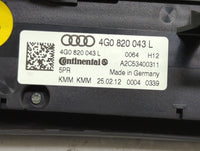 2012-2017 Audi A6 Climate Control Module Temperature AC/Heater Replacement P/N:4G0 820 043 L Fits OEM Used Auto Parts - Oemu