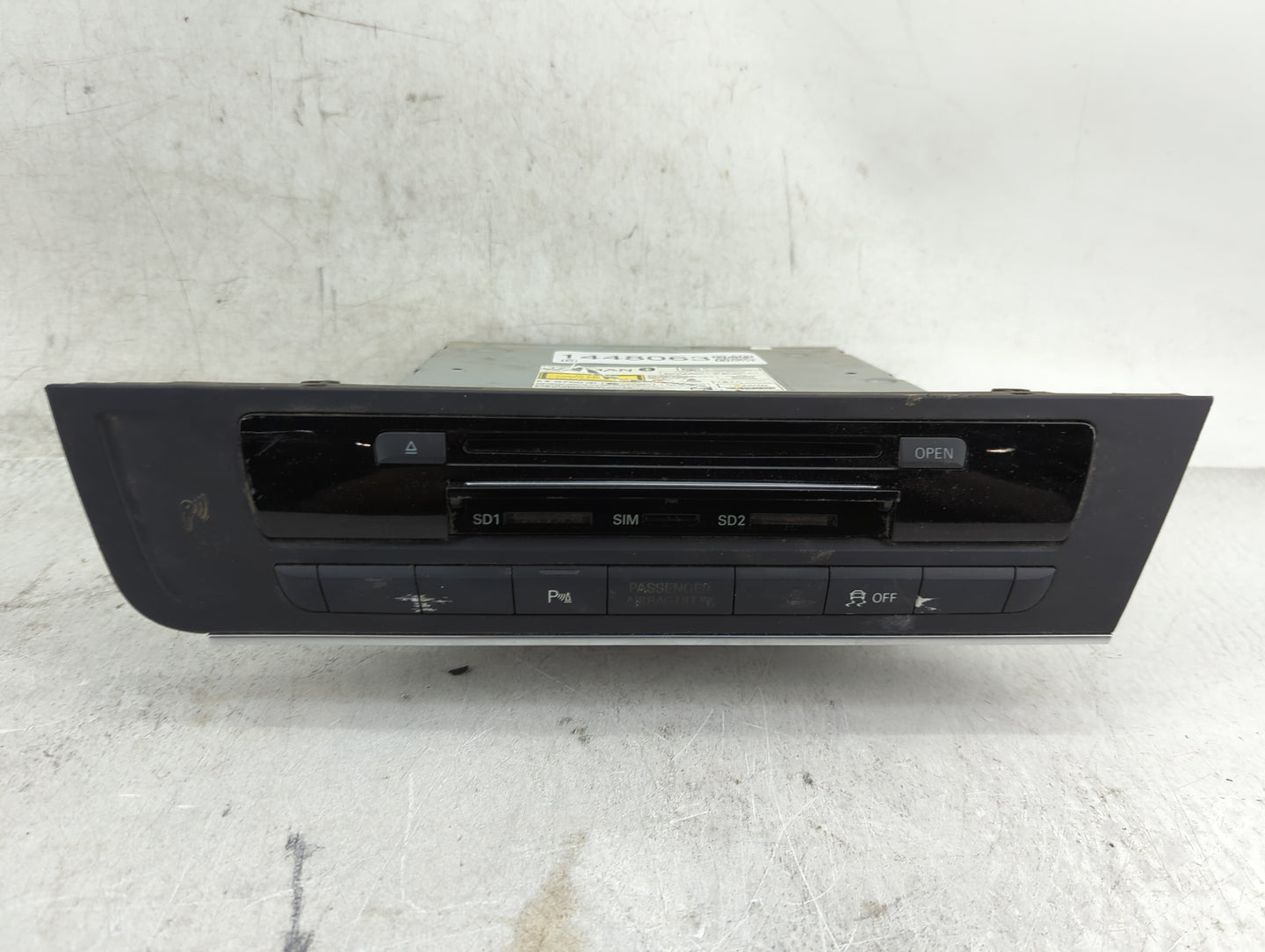 2012-2013 Audi A6 Radio AM FM Cd Player Receiver Replacement P/N:4G0035746C 4G0035746H48, 4G0035746 Fits Fits 2012 2013 OEM 