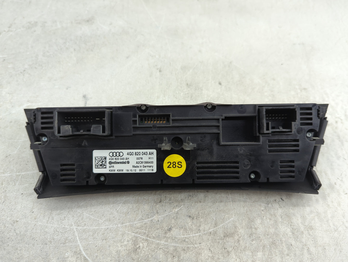 2012-2015 Audi A6 Climate Control Module Temperature AC/Heater Replacement P/N:4G0 820 043 AH Fits Fits 2012 2013 2014 2015 