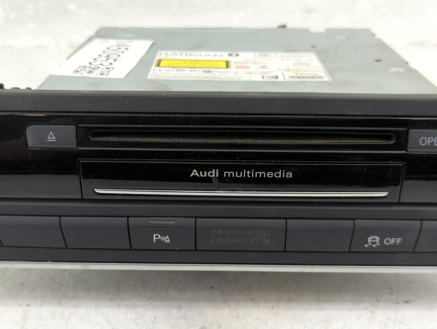 2012-2013 Audi A6 Radio AM FM Cd Player Receiver Replacement P/N:4G0035746C Fits Fits 2012 2013 OEM Used Auto Parts - Oemuse