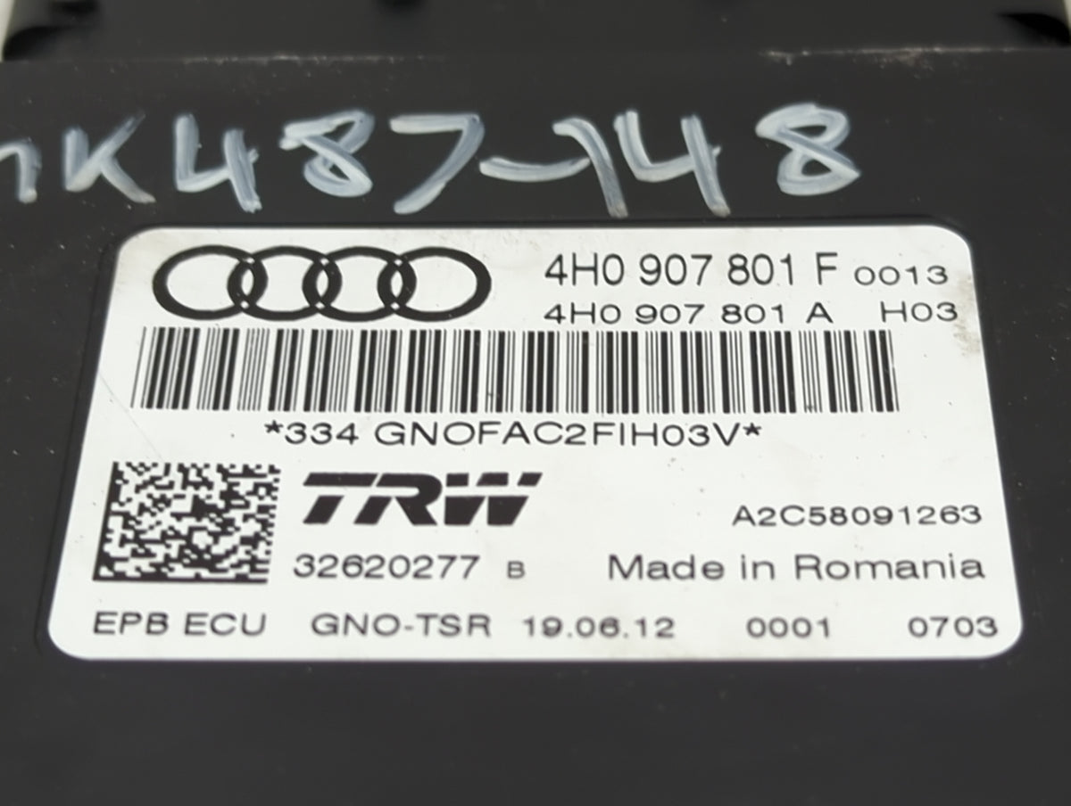 2013-2018 Audi A6 Parking Brake Control Module 1452139 - Oemusedautoparts1.com