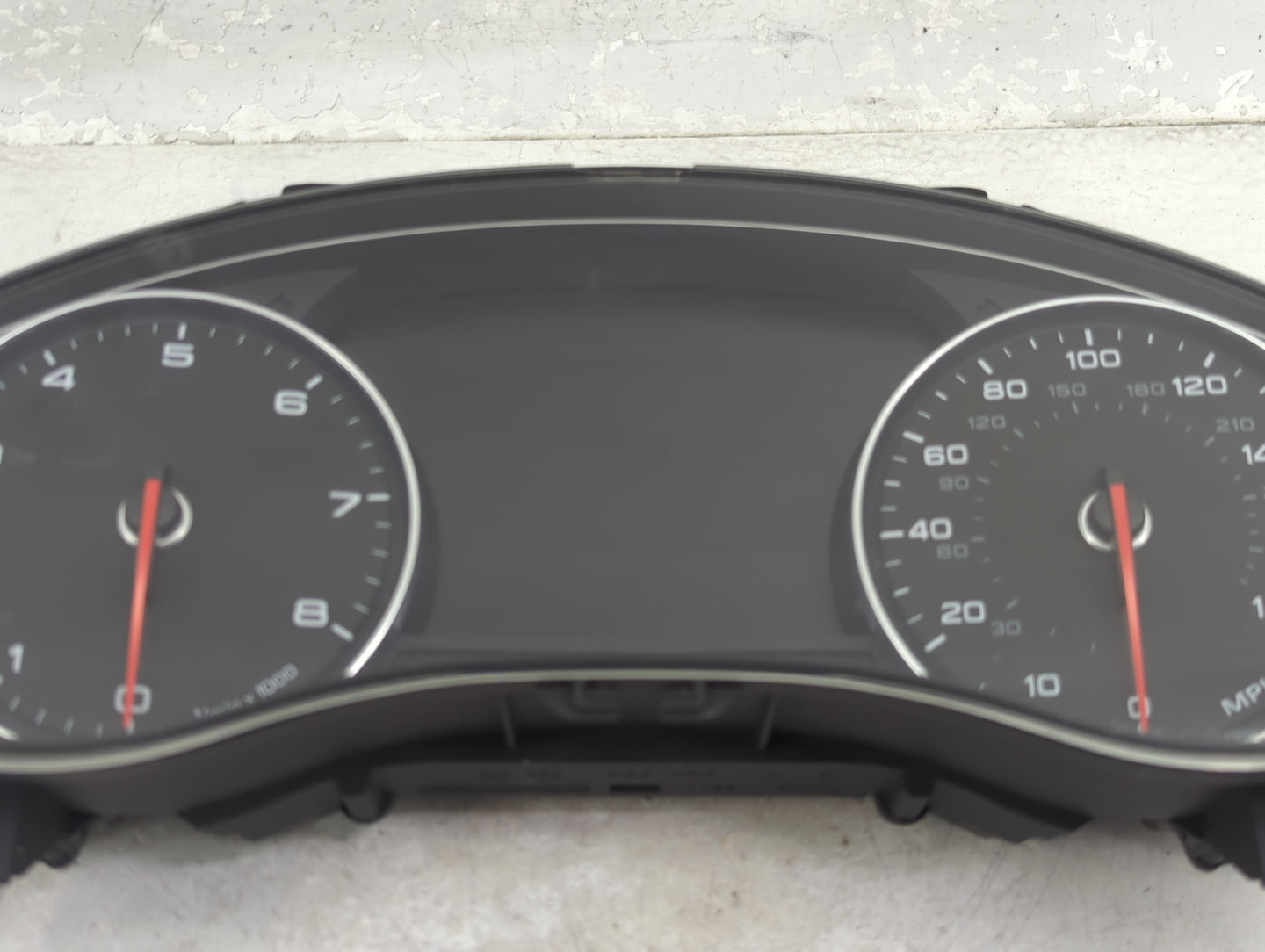 2012-2013 Audi A6 Instrument Cluster Speedometer Gauges P/N:4G8 920 982 M 0 263 672 120 Miles: Fits Fits 2012 2013 OEM Used 
