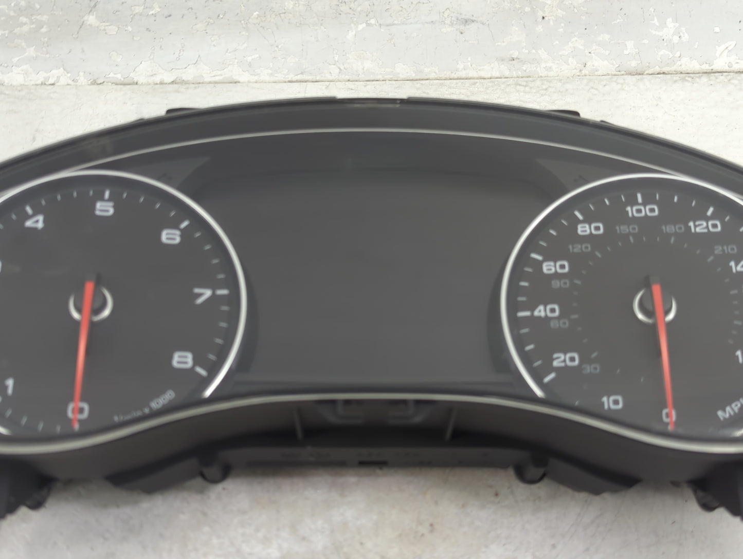 2012-2013 Audi A6 Instrument Cluster Speedometer Gauges P/N:4G8 920 982 M 0 263 672 120 Miles: Fits Fits 2012 2013 OEM Used 