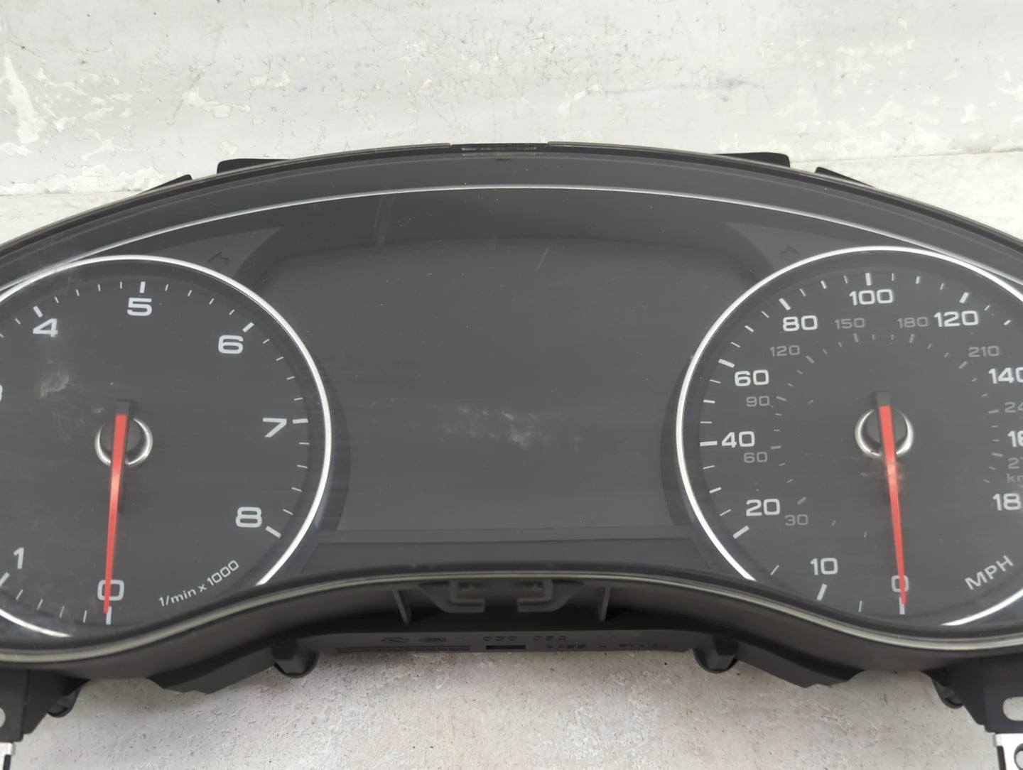 2012-2013 Audi A6 Instrument Cluster Speedometer Gauges P/N:4G8920982M 0263672120 Miles:86K Fits Fits 2012 2013 OEM Used Aut