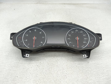 2012-2013 Audi A6 Instrument Cluster Speedometer Gauges P/N:4G8920982M 0263672120 Miles:173K Fits Fits 2012 2013 OEM Used Au