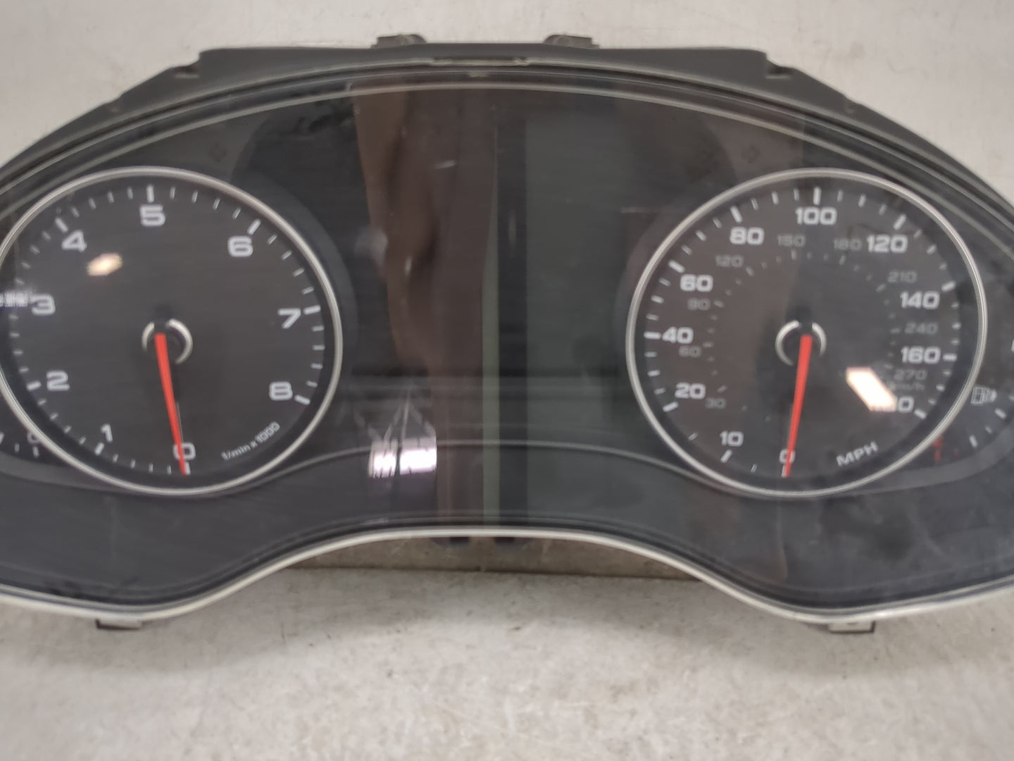 2012-2015 Audi A6 Instrument Cluster Speedometer Gauges P/N:4G8 920 982 F Miles: Fits Fits 2012 2013 2014 2015 OEM Used Auto