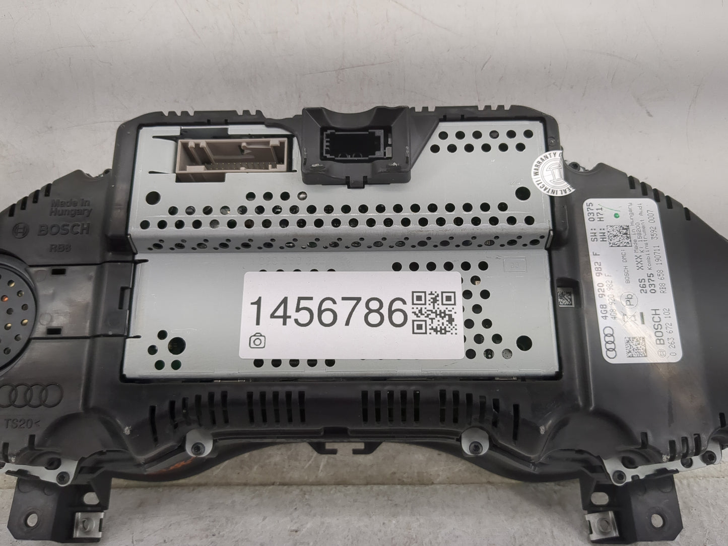 2012-2015 Audi A6 Instrument Cluster Speedometer Gauges P/N:4G8 920 982 F Miles: Fits Fits 2012 2013 2014 2015 OEM Used Auto