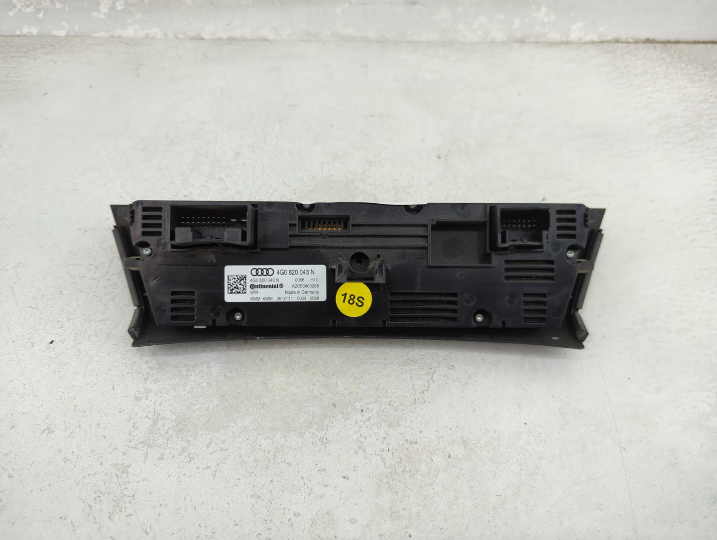 2012-2015 Audi A6 Climate Control Module Temperature AC/Heater Replacement P/N:4G0 820 043 N Fits Fits 2012 2013 2014 2015 O