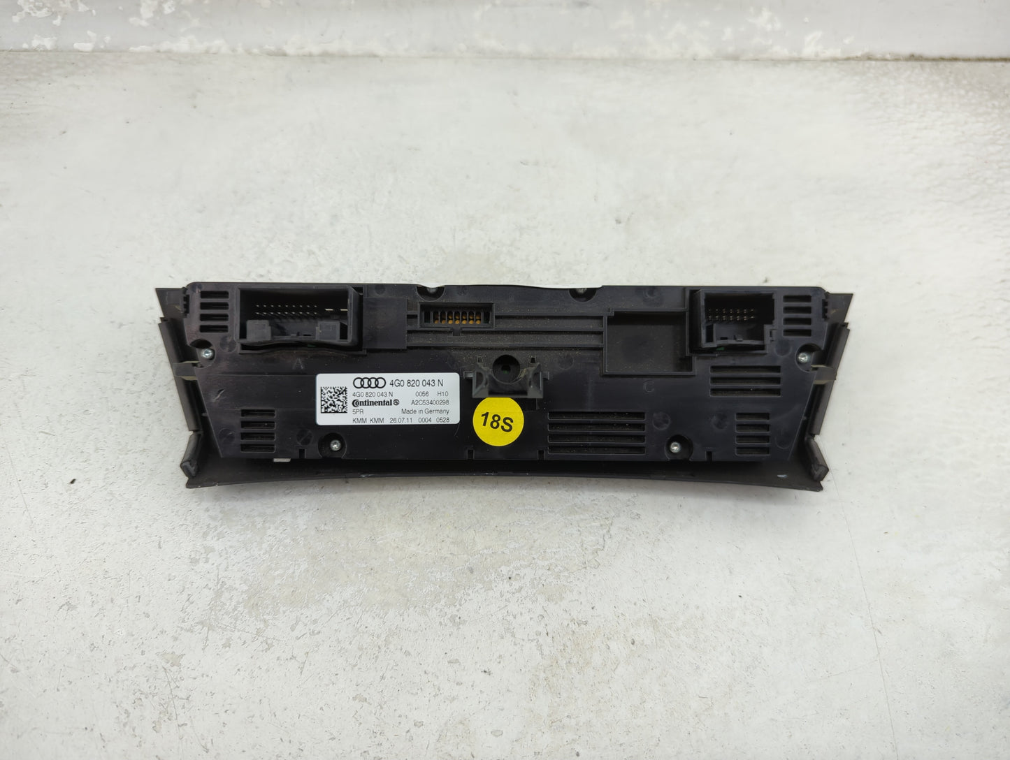 2012-2015 Audi A6 Climate Control Module Temperature AC/Heater Replacement P/N:4G0 820 043 N Fits Fits 2012 2013 2014 2015 O