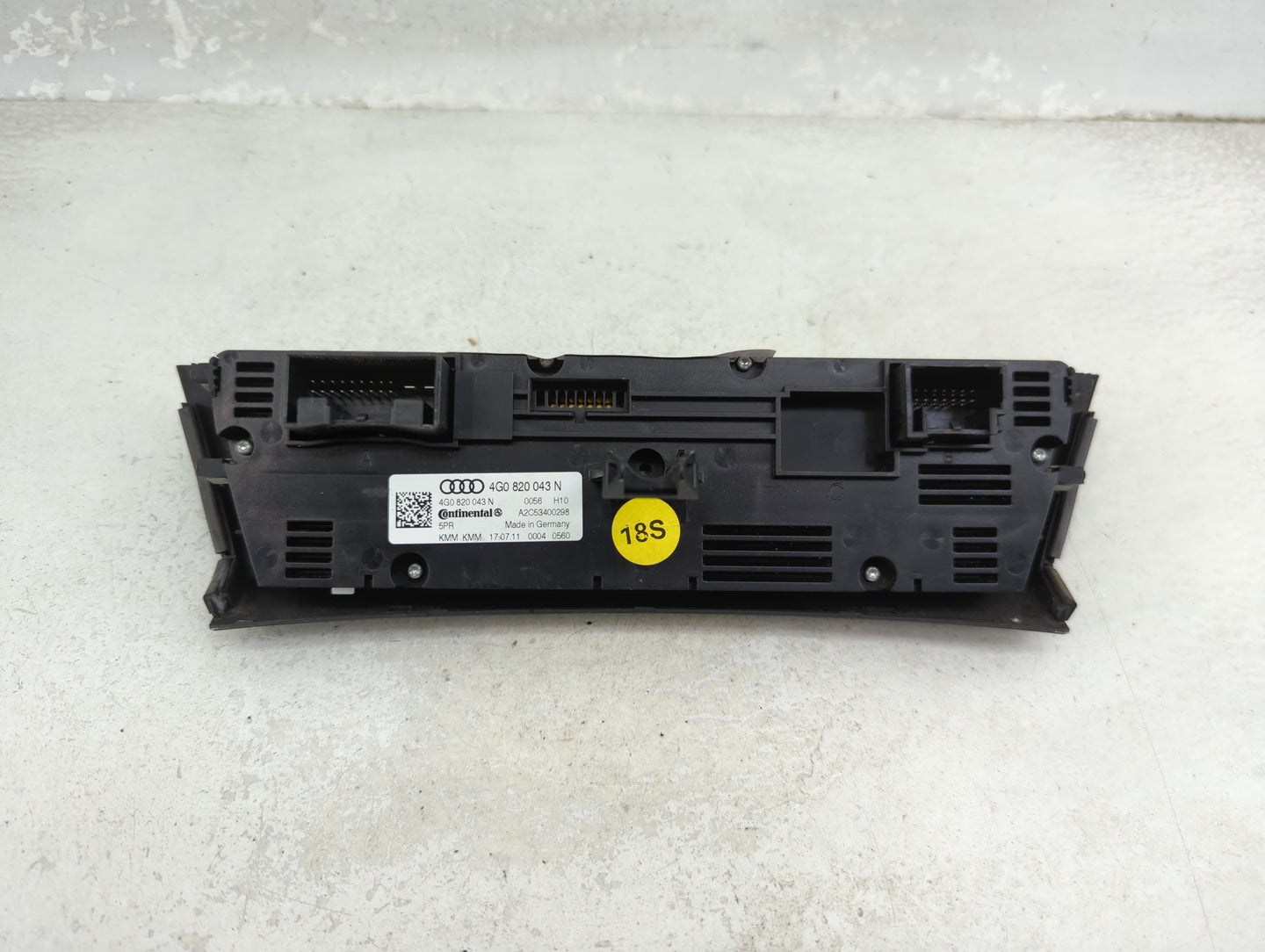 2012-2015 Audi A6 Climate Control Module Temperature AC/Heater Replacement P/N:4G0 820 043 N Fits Fits 2012 2013 2014 2015 O