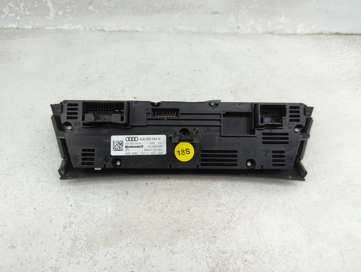 2012-2015 Audi A6 Climate Control Module Temperature AC/Heater Replacement P/N:4G0 820 043 N Fits Fits 2012 2013 2014 2015 O
