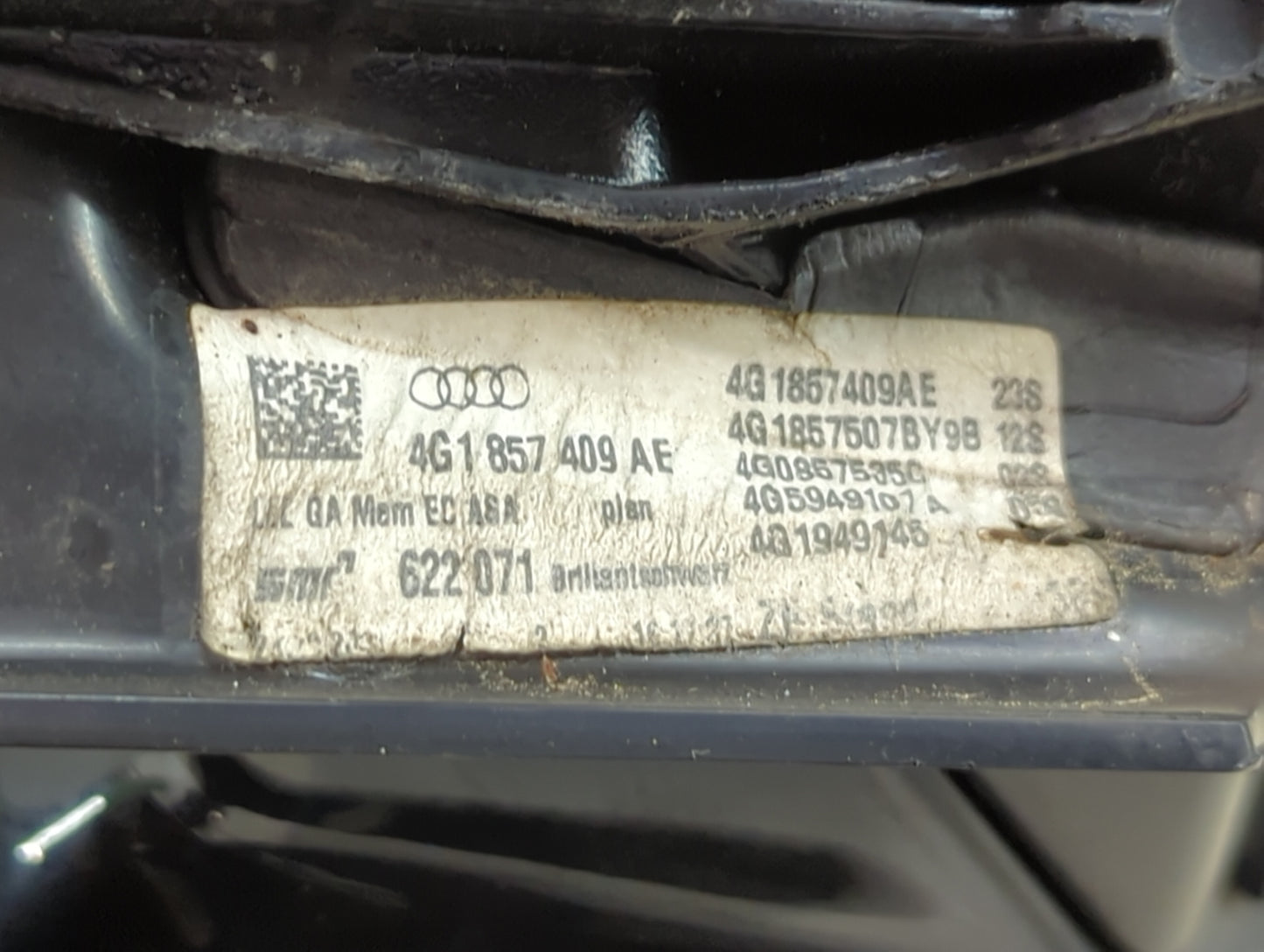 2012-2013 Audi A6 Driver Side View Mirror - Left Door Mirror OEM Used - Oemusedautoparts1.com