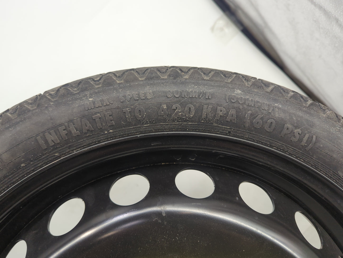 2012-2018 Audi A6 Spare Donut Tire Wheel Rim Oem - Oemusedautoparts1.com
