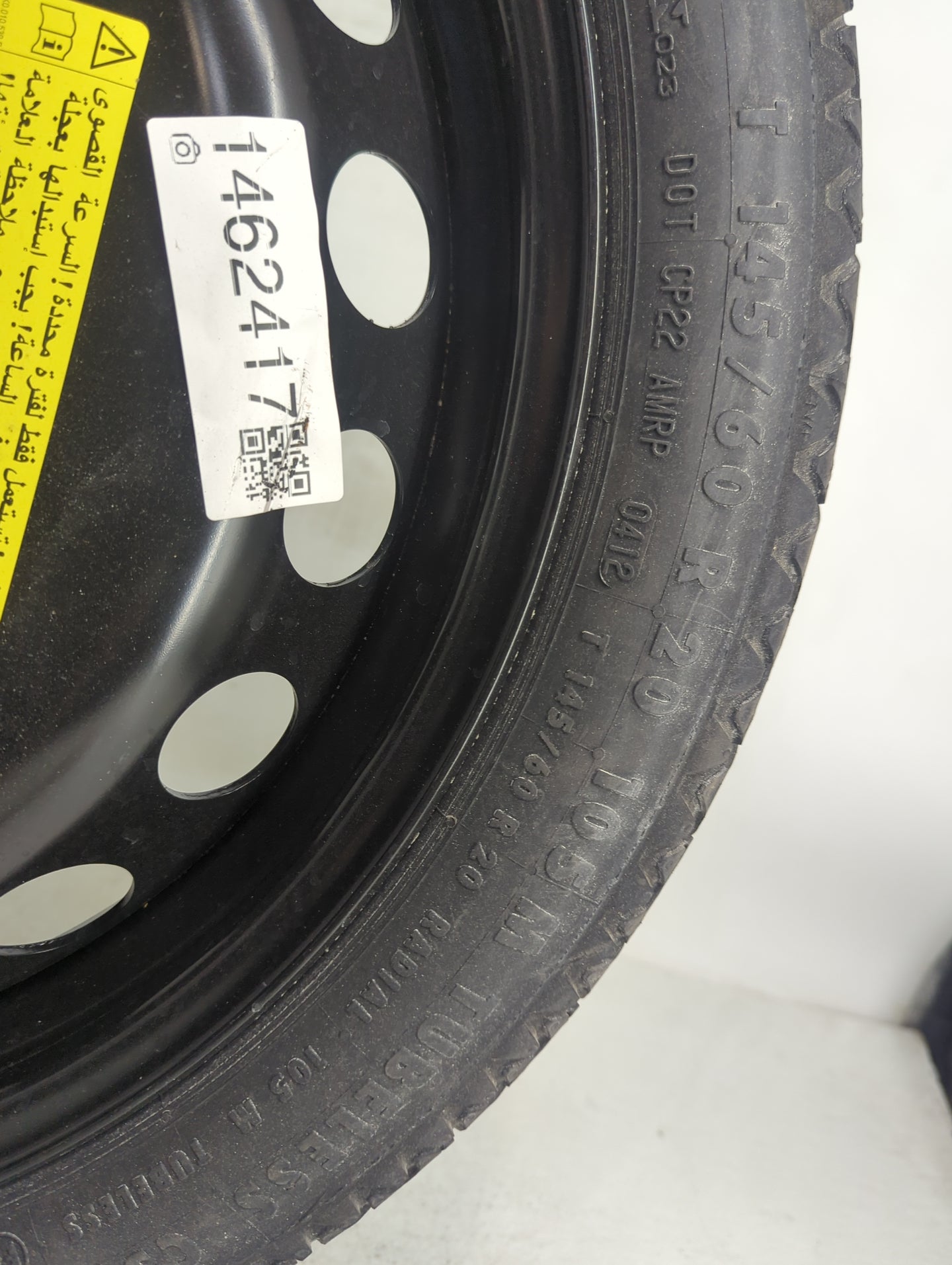 2012-2018 Audi A6 Spare Donut Tire Wheel Rim Oem - Oemusedautoparts1.com