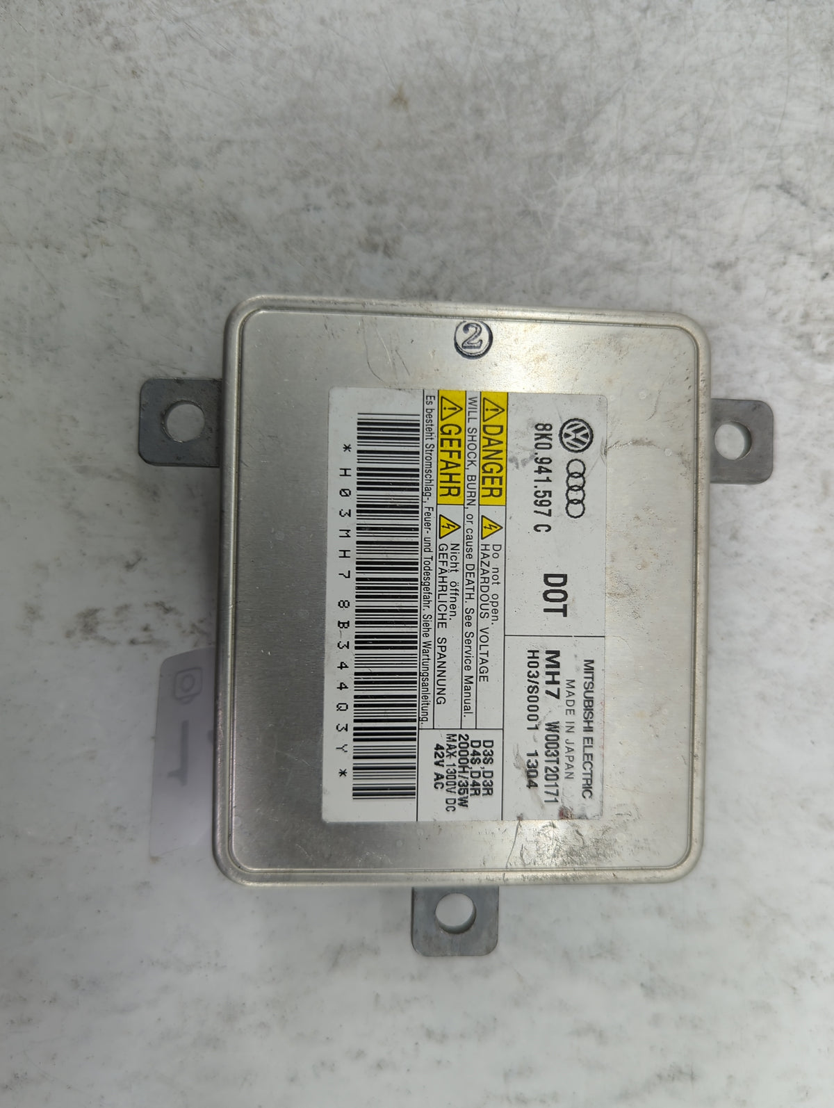 2012 Audi A6 Headlight Ballast Head Light 1463108 - Oemusedautoparts1.com