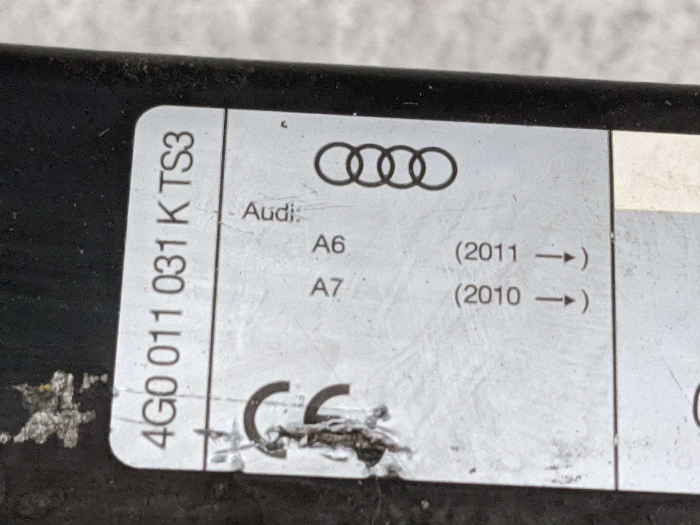 2012 Audi A6 Spare Scissor Car Jack - Oemusedautoparts1.com