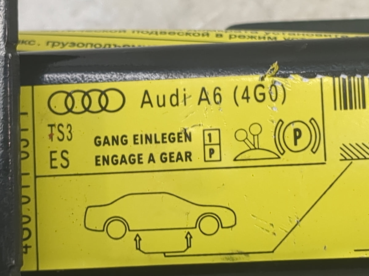 2012 Audi A6 Spare Scissor Car Jack Black - Oemusedautoparts1.com