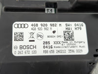 2012-2013 Audi A6 Instrument Cluster Speedometer Gauges P/N:4G8 920 982 M Fits Fits 2012 2013 OEM Used Auto Parts - Oemuseda